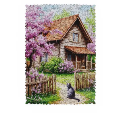 Дом в деревне - 500 - Картон