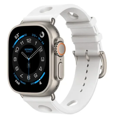 Apple Watch Ultra 3 Hermes 49mm, спортивный ремешок Scub’H Diving