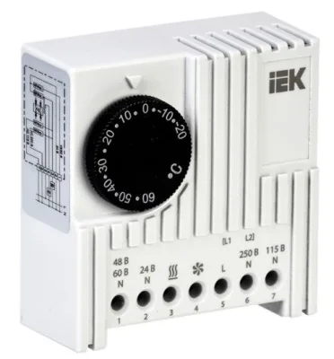 IEK Термостат УККт от -20 до +60°C NO/NC, YTT21-00-60-NO-NC