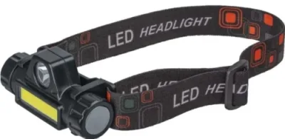 Фонарь светодиодный NPT-H25-ACCU 5Вт CREE LED+3Вт COB LED аккумуляторный налобный 14661 Navigator Gr
