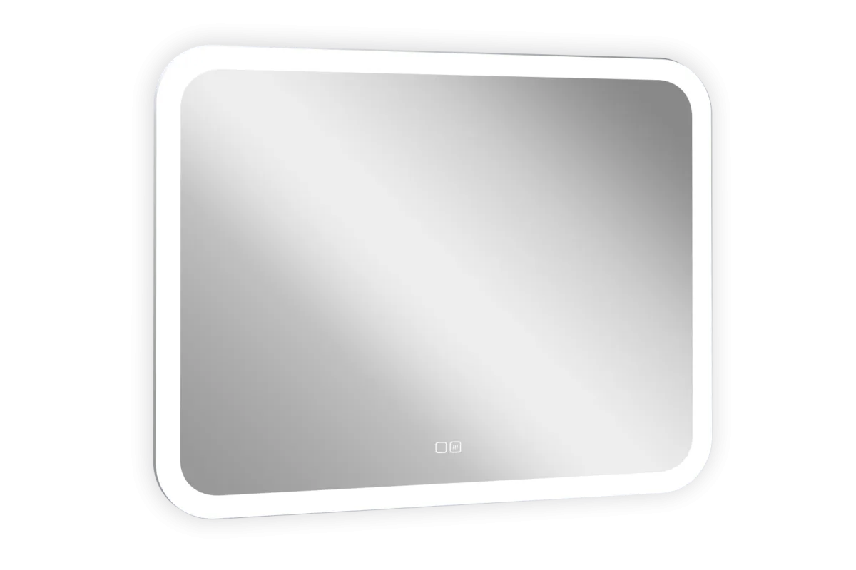 Зеркало Silver Mirrors Стив 100x80 с подсветкой, с подогревом