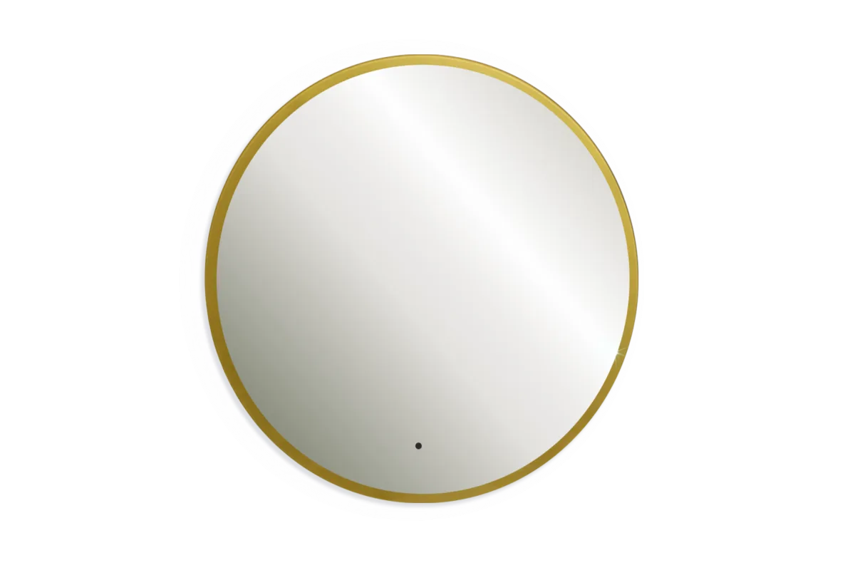 Зеркало круглое Silver Mirrors Monaco 77 с подсветкой, gold