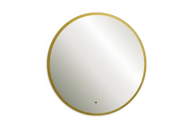 Зеркало круглое Silver Mirrors Monaco 77 с подсветкой, gold