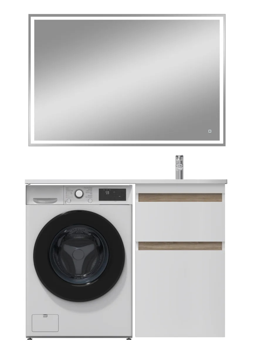 Мебель для ванной комнаты AM.PM X-Joy 60 R под узкую стиральную машину, зеркало DIWO Дмитров