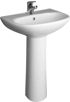 Раковина Jika Zeta 55 1039.1 55 белая, с пьедесталом