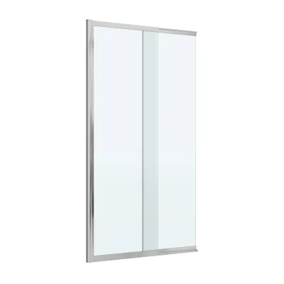 Шторка на ванну Cezares Движение (Slider) SLIDER-FIX-VF-11-100/150-C-Cr профиль хром, стекло прозрачное