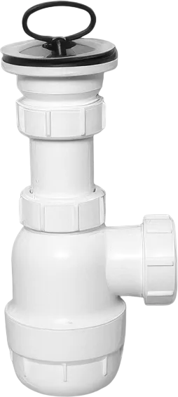 Сифон для раковины McAlpine MRSK2 40 мм, бутылочный, белый
