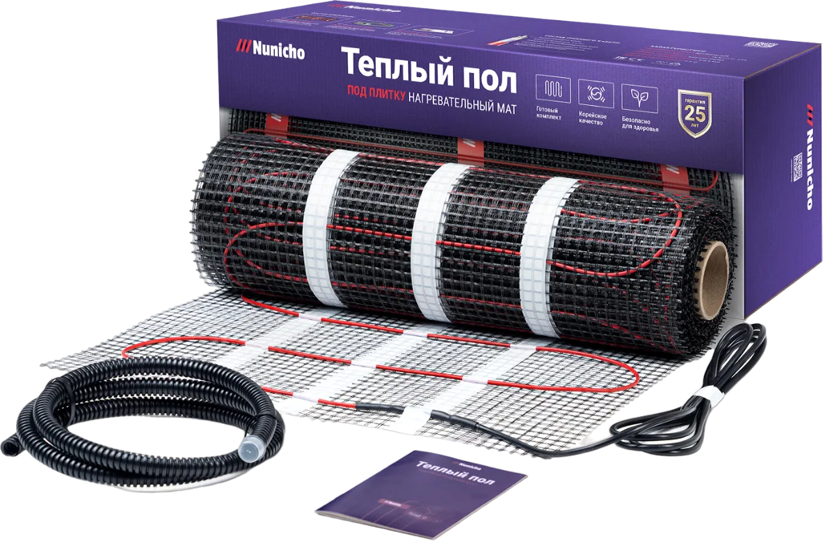Теплый пол NuNicho Etalon SHP под плитку, на стяжку, 150 Вт, 1 м2