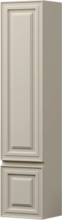 Шкаф-пенал для ванной Sancos Самая (Very) 35 R подвесной, матовый бежевый (beige soft)