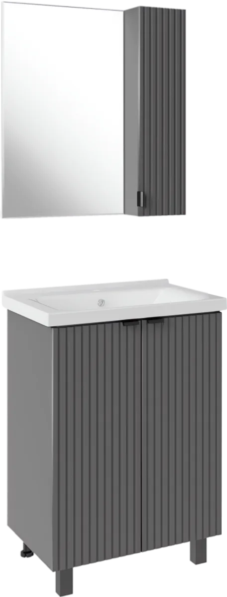 Мебель для ванной комнаты ASB-Mebel Дора 60 серая