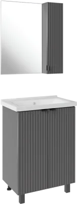 Мебель для ванной комнаты ASB-Mebel Дора 60 серая