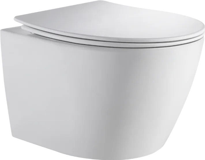 Унитаз подвесной Orange C07 C07-150W безободковый,  с микролифтом, смыв Торнадо