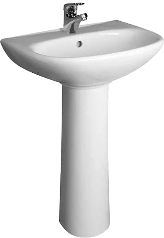 Раковина Jika Zeta 55 1039.1 55 белая, с пьедесталом