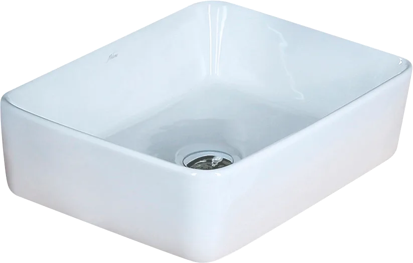 Накладная раковина Melana 7050H-805 49 белая, прямоугольная, фаянс