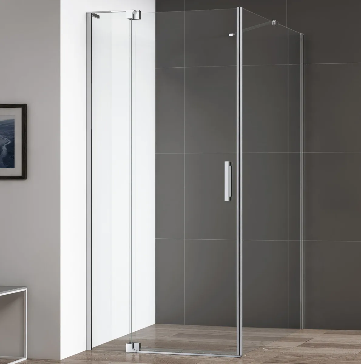 Душевой уголок Cezares Движение (Slider) AH 1 100/110 100 C Cr