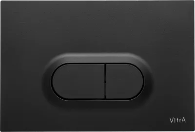 Кнопка смыва для инсталляции VitrA Луп О (Loop O) 740-0511 пластик, цвет матовый черный