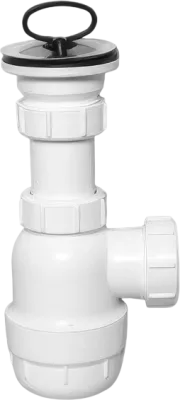 Сифон для раковины McAlpine MRSK2 40 мм, бутылочный, белый