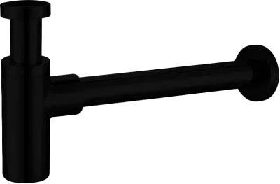 Сифон для раковины Haiba HB80-7 32 мм, бутылочный, матовый черный, нержавеющая сталь