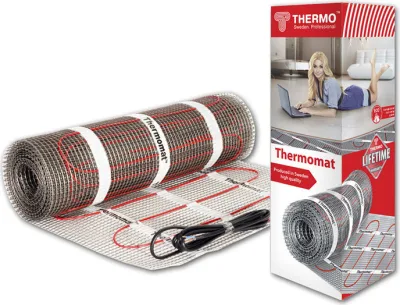 Теплый пол Thermo Thermomat 180 под плитку, в стяжку, на стяжку, 180 Вт, 1 м2