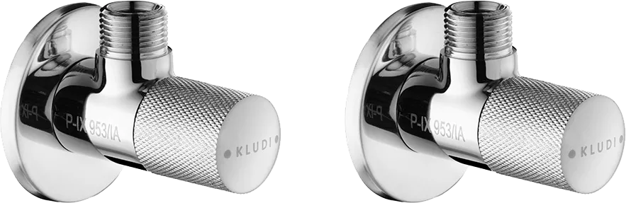 Комплект вентилей Kludi 1584605-00 угловой