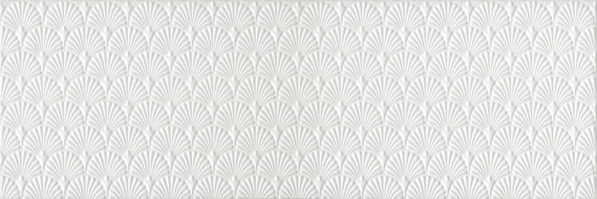 Керамическая плитка настенная KERAMA MARAZZI Гарса Структура 12154R матовая, ректифицированная, 25х75 белая