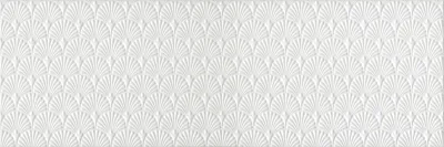 Керамическая плитка настенная KERAMA MARAZZI Гарса Структура 12154R матовая, ректифицированная, 25х75 белая