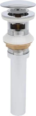 Донный клапан для раковины AQUAme AQM7001-1 с переливом, хром