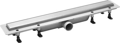 Душевой трап (лоток) Plastbrno DESIGN 4 SZA4650 65 см, решетка хром, с сифоном, под плитку
