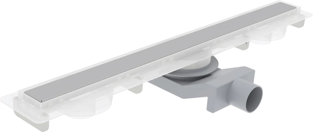Душевой трап (лоток) Plumberia Selection PSM Modular PSM100MT 100 см, решетка матовая нержавеющая сталь, с сифоном, под плитку