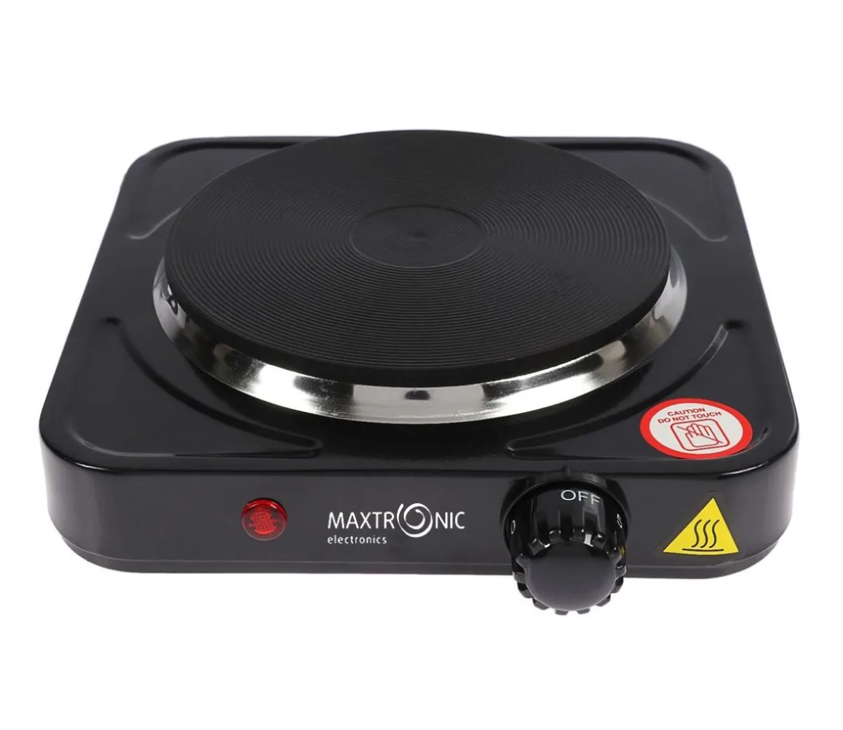 Плита электр MAXTRONIC MAX-AT-001BH черная 1КВт 20,5*20,5см
