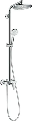 Душевая стойка Hansgrohe Crometta S 240 1jet Showerpipe EcoSmart 27269000 со смесителем, хром