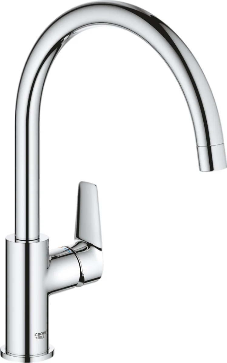 Смеситель для кухни Grohe BauEdge 31367001 глянцевый хром, латунный, рычажный