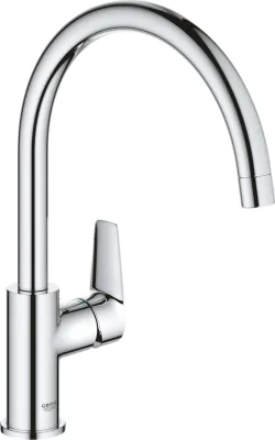 Смеситель для кухни Grohe BauEdge 31367001 глянцевый хром, латунный, рычажный