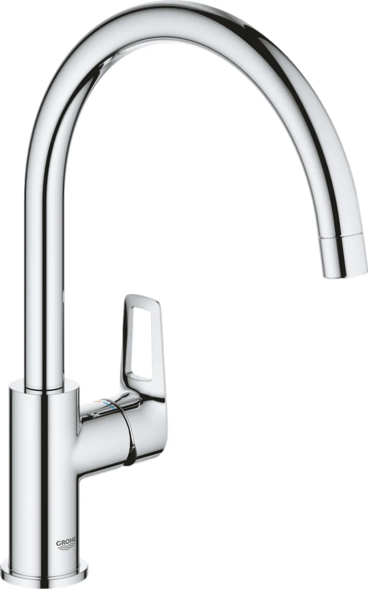Смеситель для кухни Grohe BauLoop 31368001 глянцевый хром, латунный, рычажный