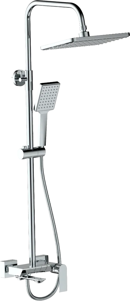 Душевая стойка Haiba HB24639 со смесителем, хром