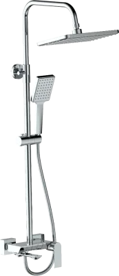 Душевая стойка Haiba HB24639 со смесителем, хром