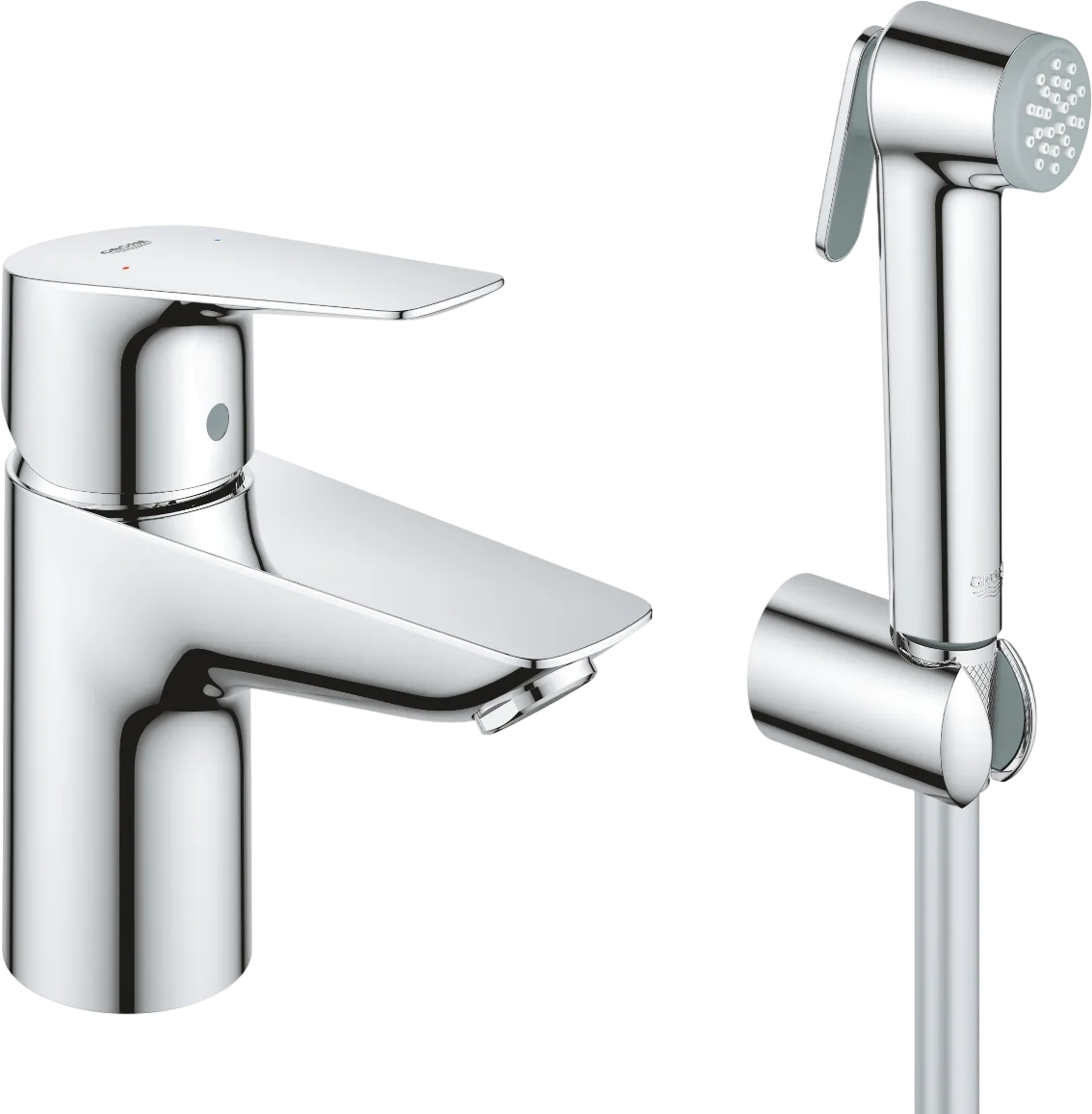 Комплект для раковины Grohe BauEdge 23757001 с гигиеническим душем