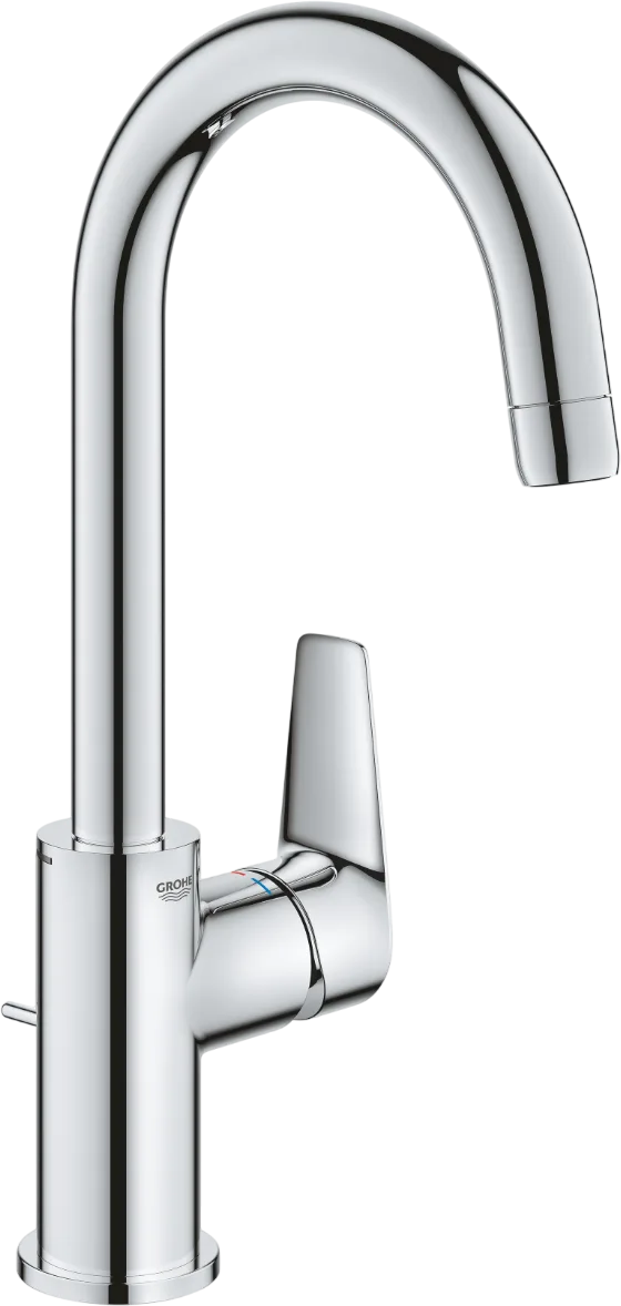 Смеситель для раковины Grohe BauEdge 23760001 с ограничителем температуры, хром