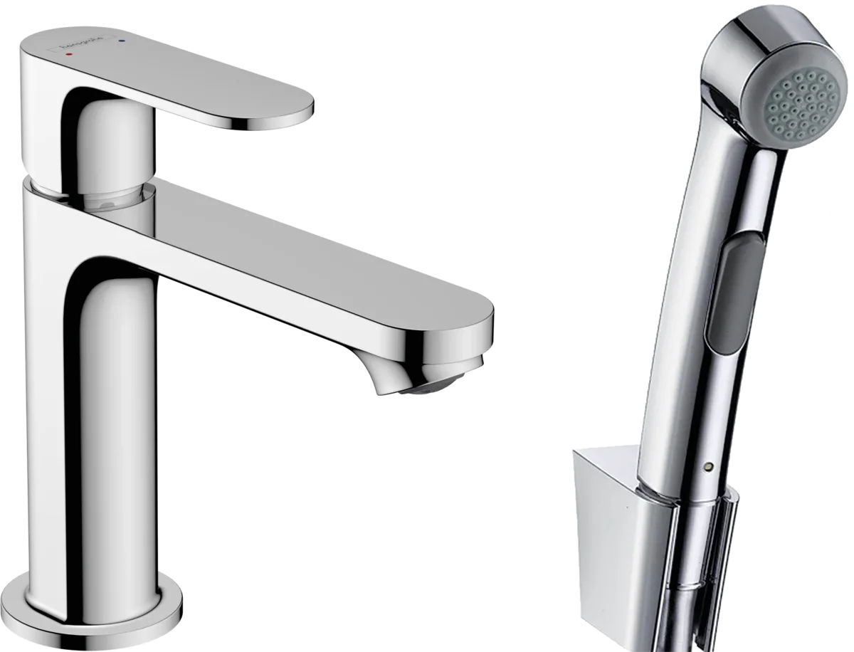 Комплект для раковины Hansgrohe Rebris S 72215000 с гигиеническим душем