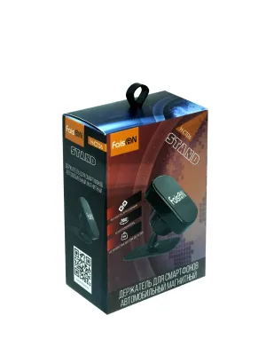 NEW Держатель автомобильный FaisON, H-CT06, STAND, для смартфона, пластик, торпедо, шарнир, магнит