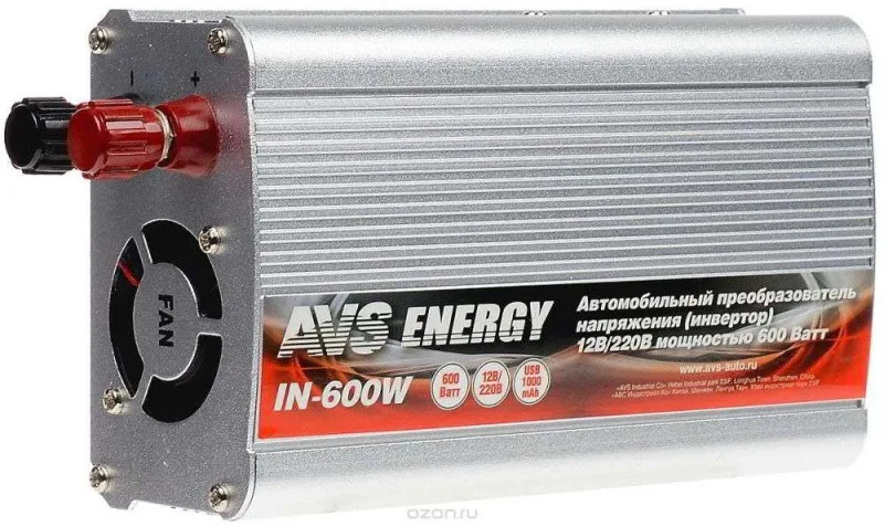 NEW 43113 Автомобильный инвертер 12/220V IN-1000W