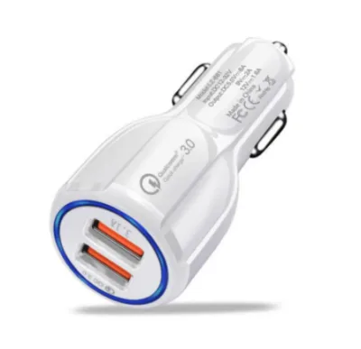 NEW Автомобильное зарядное устройство 2USB MR681 5V/6A Quick Charge 3.0 (White) без упаковки (50pcs)
