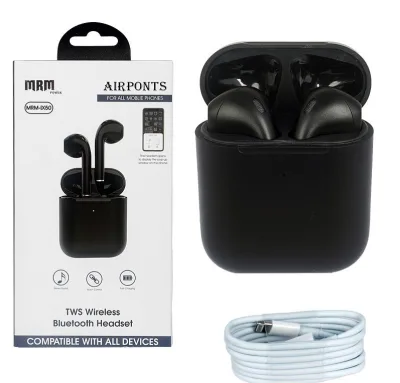 NEW Наушники беспроводные AirPonts MRM IX50 с Анимацией+Wireless (White)