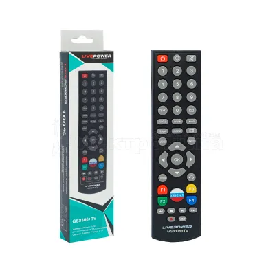 NEW Пульт Д/у универсальный для триколор Live-Power GS8306+TV for SAT