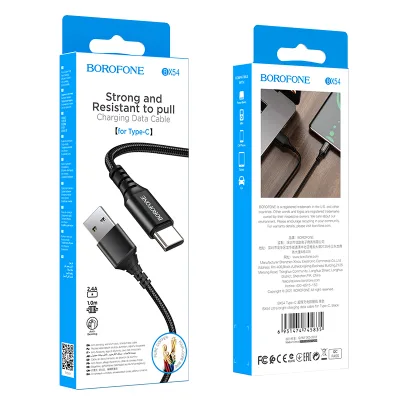 NEW Кабель USB - Lighting iPhone Borofone BX51 BX54, 1.0м, 2.4A