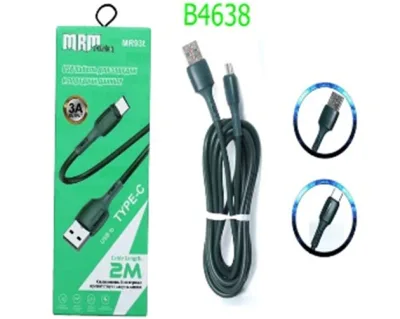 NEW Кабель USB MRM MR93t Type-C 2000mm (green) 10pcs