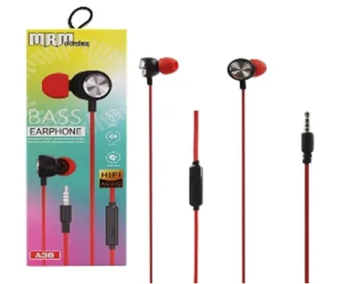 NEW Наушники проводные с микрофоном MRM A38 (red) 10pcs