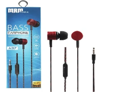 NEW Наушники проводные с микрофоном MRM A39 (blue) 10pcs