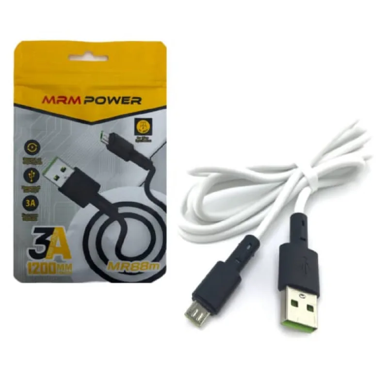 NEW Кабель USB MRM MR80t Type-C 1200mm (black) 20pcs