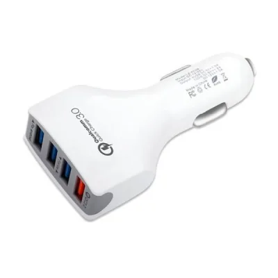 NEW Автомобильное зарядное устройство B2006 KC09 4USB 5V/7A Quick Charge 3.0 без упаковки (50pcs)